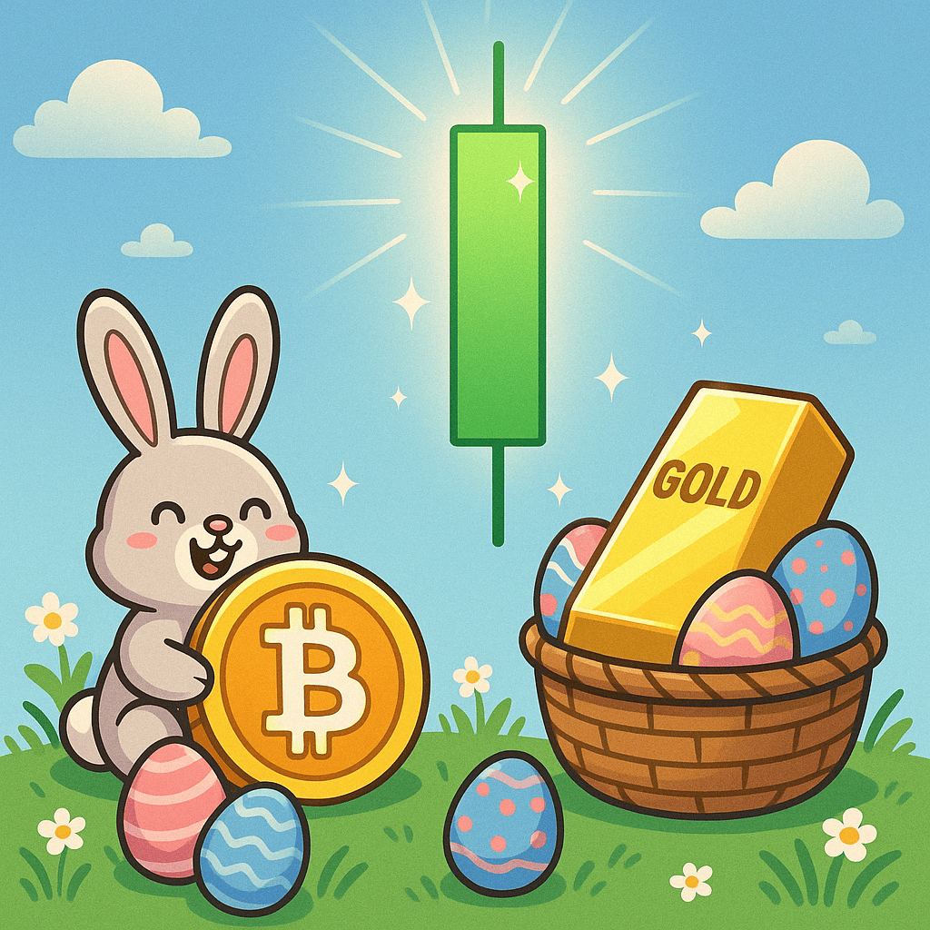 Easter Brings a Breakout: Bitcoin Surges, Gold Shines